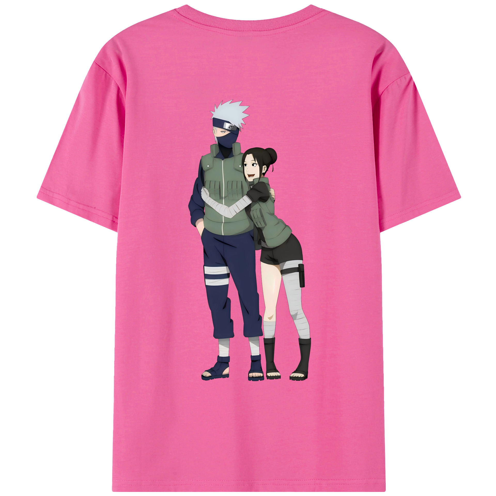 （画像用） NARUTO -ナルト- はたけ カカシ Hatake Kakashi レディース半袖Tシャツ(バックプリント)
